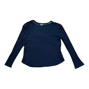 Democracy Long Sleeve Ribbed Tee